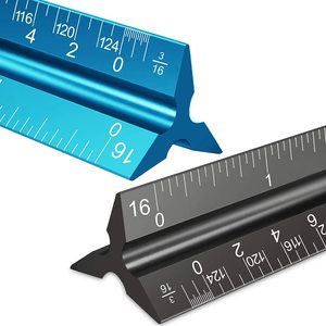 Sanatçılar için sıcak satış Metal mimari ölçekli cetvel, Draftsman çizim - Product Image 2