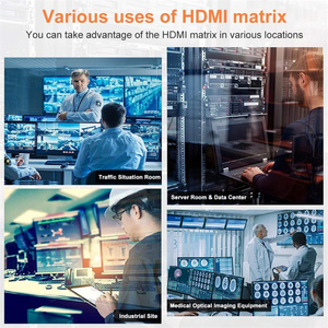 TESmart 8x8 HDMI Matrix 8 In 8 Out HDMI Matrix Switcher 4k 3D Support Video Switch