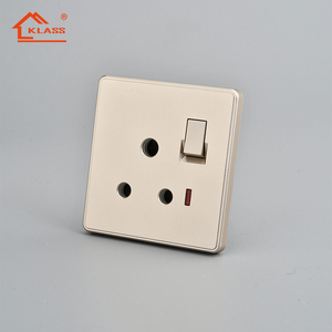 Universal <strong>UK</strong> Style 3 Pin Power Plug 16A Switched Socket Electric 13A Multiple Wall <strong>Mounted</strong> Sockets with Power Indicator - Product Image 3