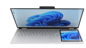 15,6 \ "+ 7 \" Pantalla dual Business Laptop Pantalla táctil 16GB RAM Intel N100 Quad Core Enchufes personalizados Teclado en inglés - Product Image 4