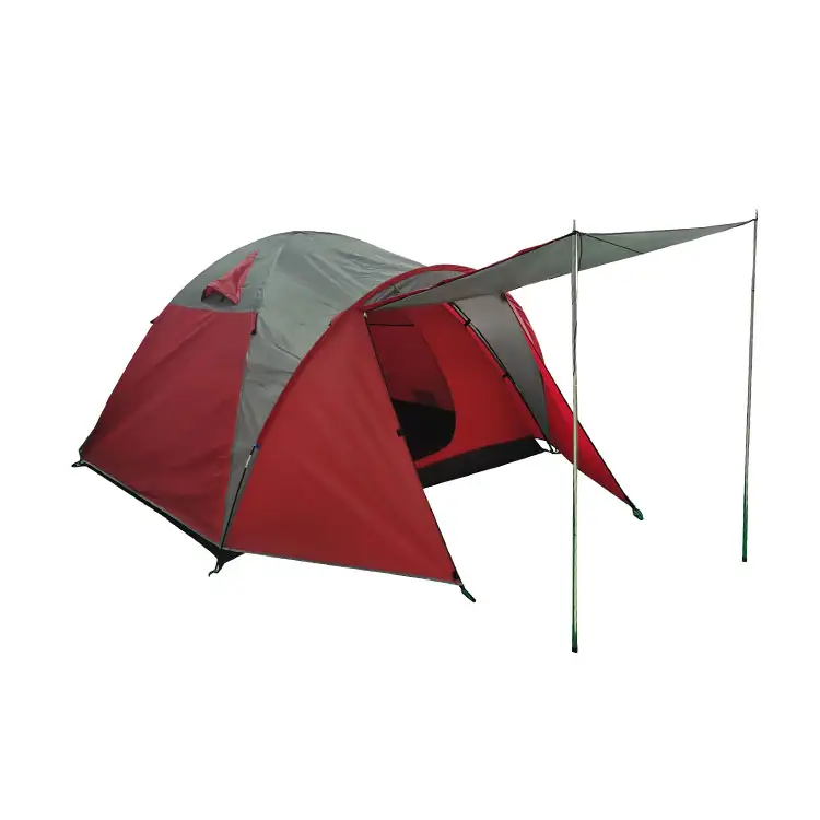 Tente de camping en plein air, prix d'usine bon marché, tentes de camping en plein air étanches, protection UV avec ombre, tente de camping