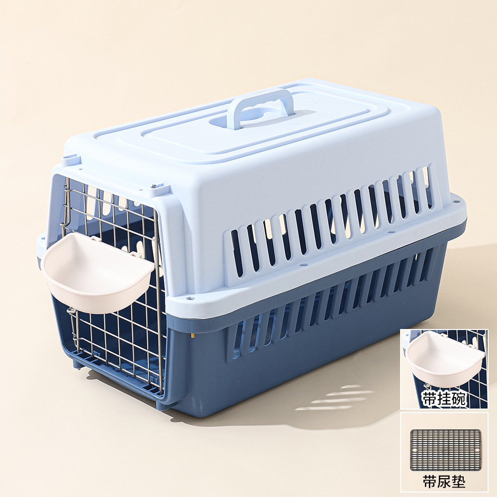 Azzurro chiaro con fasciatoio integrato + ciotola sospesa