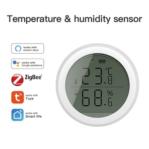 Ewelink LCD Digital Zigbee Sensor de temperatura y humedad funciona con Zigbee 3,0 ZBBridge Alexa Google Home Automation - Product Image 3