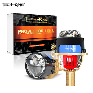 車とオートバイ1.8インチレーザーレンズh4ミニLEDプロジェクターヘッドライトデュアルレンズ55W65WバイLEDレーザープロジェクターレンズヘッドランプ - Product Image 2