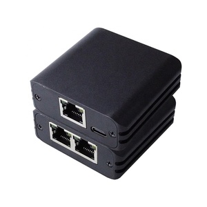 1000Mbps RJ45 Splitter Gigabit Network 1 to 2 Coupler Connector <strong>Ethernet</strong> 8P8C Extender Plug Extension Aluminum Alloy Switch - Product Image 6