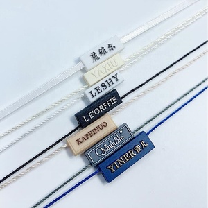 Manufacture <strong>Custom</strong> Swing <strong>Tag</strong> <strong>String</strong> Logo Garment Hang <strong>Tag</strong> Plastic Seal <strong>String</strong> for Clothes <strong>Tag</strong> Hanging - Product Image 2