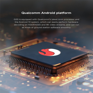 Skydroid G20การควบคุมระยะไกลพร้อมโปรเซสเซอร์6Nm 2.4 ghz/ 5.8GHz dual band 7นิ้วจอแสดงผลความละเอียดสูง30km ส่งภาพ - Product Image 4