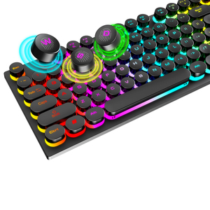 TF270 Retro Punk juego Oficina teclado ratón 2 en 1 combo con luz RGB - Product Image 5