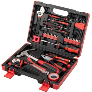 KAFUWELL H2968 41pcs Para Home <strong>Tool</strong> Set with Bits and Hammer <strong>Red</strong>&amp;black Hand <strong>Tool</strong> <strong>Kit</strong> - Product Image 2