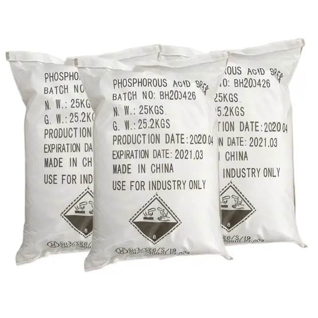Ácido fosforoso, grado Industrial 98.5%, CAS 13598-36-2, con el mejor precio