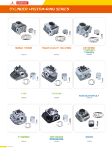 KAMTHAI ที่มีคุณภาพสูง EXCITER 135รถจักรยานยนต์55จุด5YP LC135รุ่นหน่วยกระบอกสำหรับยามาฮ่ามอเตอร์ - Product Image 3