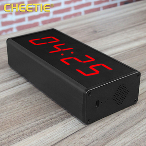 CHEETIE CP012 перезаряжаемые часы обратного отсчета речи встречи светодиодные 4-значные 1,8 дюймовые цифровые настольные часы с дистанционным управлением - Product Image 3