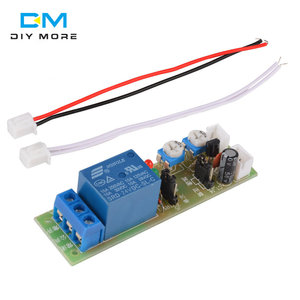 JK11 ciclo regolabile Timer ritardo On/Off interruttore relè di alimentazione scudo DC 5V 12V 24V Timer modulo relè di ritardo (0-15 minuti) - Product Image 6