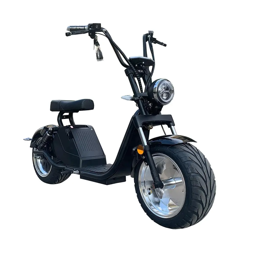 Fat Tire 2 Wielen Elektrische Scooter 3000W Motorfiets Golfkar Met Koelbox Houder Volwassen 18 Hole Golfbaan scooter Golf Club