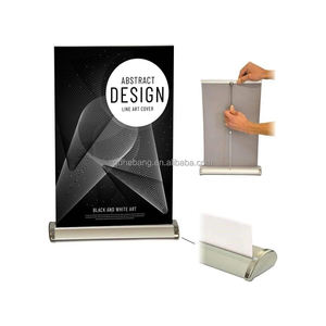 Nhà Máy Giá có thể thu vào biểu ngữ đứng cuộn lên biểu ngữ hiển thị cơ bản con lăn lên cấu trúc cho biểu ngữ - Product Image 3