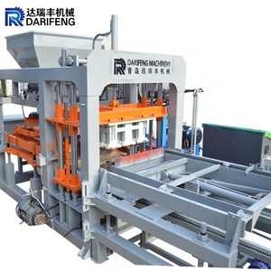 QT6-15 all'ingrosso attrezzature di ingegneria elettrica macchine automatiche per la produzione di mattoni cemento cenere volataria macchina per lo stampaggio del calcestruzzo - Product Image 1