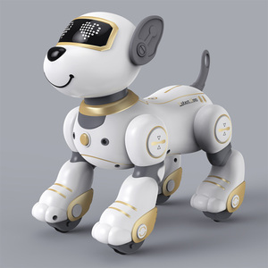 Rus dili programlanabilir akıllı eğitim uzaktan kedi stunt robot robotik köpek oyuncak takip dokunmatik