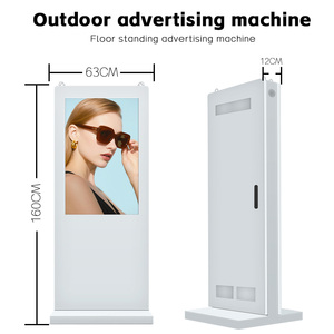 Máquina de publicidad exterior de 75 pulgadas, protección de iluminación, señalización Digital, pantalla Digital impermeable a prueba de polvo - Product Image 4