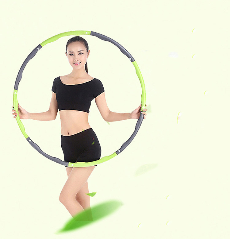 Wholesale Cheap Adjustable Spring Weighted Magnetic Massage Foam Fitness Hu La Hula Hoola Sports Fitness Ring Hoop with Weight