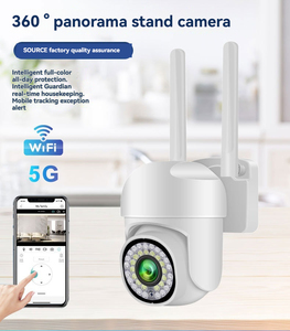 Cámara DE SEGURIDAD WIFI impermeable para exteriores con visión nocturna Detección de movimiento de audio Micrófono incorporado Cámara IP PTZ inalámbrica Sensor CMOS - Product Image 6
