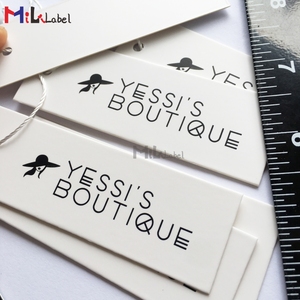 <strong>Custom</strong> hang <strong>Tags</strong> Design <strong>Custom</strong> Clothing <strong>Tag</strong> Clothing Art Paper <strong>Printed</strong> hang <strong>Tag</strong> With Hangtag <strong>String</strong> for Jeans and Clothing - Product Image 5