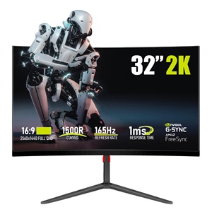 Fabricante que vende Monitor LED sin marco para juegos de PC de 32 pulgadas 2K 165Hz Multistand con pantalla 4K entrada HD IPS Curvo - Product Image 2