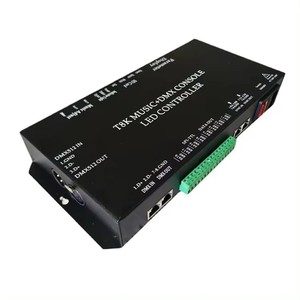 T8K Музыка + DMX консоль программируемый адресуемый SPI светодиодный контроллер WS2811 WS2812B WS2811 SK6812 RGBW Светодиодная лента - Product Image 1