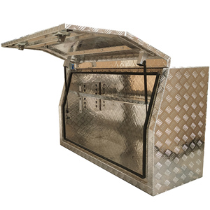 房车半门卡车鲸鱼尾锁工具箱二手铝制卡车工具箱 - Product Image 3