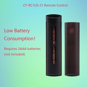 IR telecomando sostitutivo CT-RC1US-21 codice fisso applicabile per Toshiba Smart LED TV ABS materiale regolabile 1 anno di uso domestico