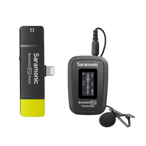 Saramonic Blink500 Pro B3 B4 B5 B6 ultra kompakt 2.4 GHz çift kanallı kablosuz mikrofon iOS Android Smartphone için Vlog kayıt - Product Image 4