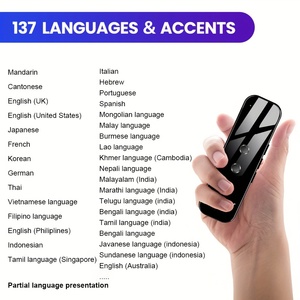 APP per traduttori istantanei a due vie supporto per traduzione vocale Online 137 lingue dispositivo traduttore in lingua portatile ad alta precisione - Product Image 4