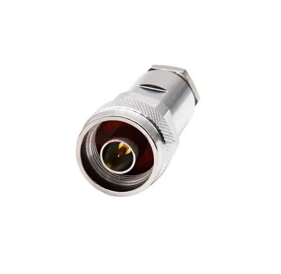 Conector coaxial rf tipo n, bom desempenho, conector coaxial do conector rf corresponde ao conector de cabo rg58/SYV50-3/U.50-3DFB