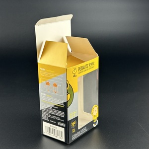 婴儿奶瓶定制OEM纸盒婴儿玩具礼品包装盒透明窗纸盒 - Product Image 1