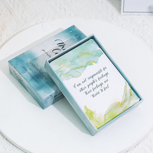 Customizable Positive Self-Care Motivational Card Paper Gratitude Affirmation Card Printing