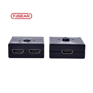 Interruptor de vídeo Fjgear 2 puertos HDMI 4K HD 2 entradas 1 salida o 1 en 2 salidas con carcasa de hierro - Product Image 4