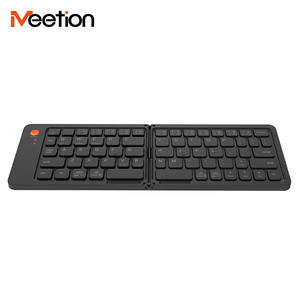 Meetion BTK001 <strong>Mini</strong> Folding <strong>bluetooth</strong> <strong>Keyboard</strong> Lightweight Wireless Ergonomic Folder <strong>Keyboard</strong>