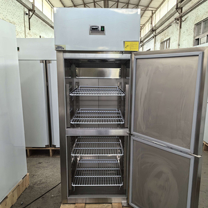 Raffreddamento diretto in acciaio inox cucina frigorifero con porta singola nuova condizione di funzionamento come un refrigeratore congelatore per la visualizzazione - Product Image 6
