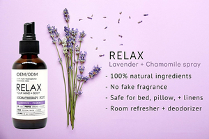 OEM Lavender Pillow Spray,Aromatherapy Mist Mini Set Citrus Essential Oil Lavender Spray for <strong>Sleep</strong> - Product Image 3