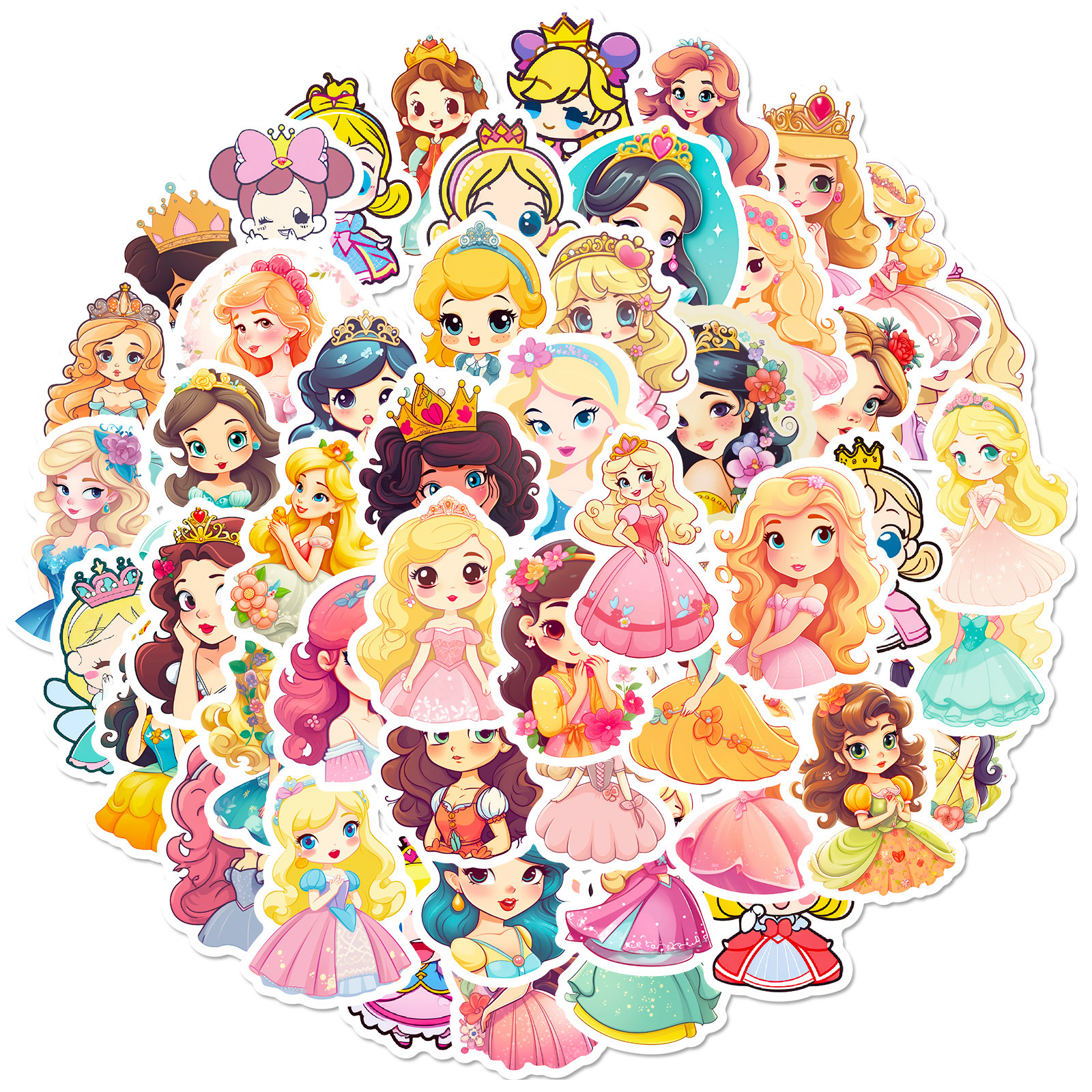 T01041064 Self-made - Cartoon girl dresses 50 sheets