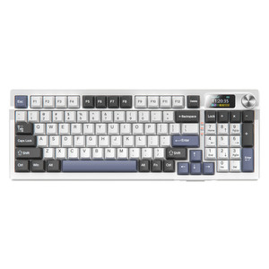 Tastiera meccanica 2.4G BT cablata Tri modalità Multimedia manopola a tasti Macro programmazione tastiera da gioco per PC con luce RGB - Product Image 2