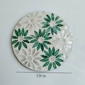 Cảm giác tiên tiến vỏ Inlay cách nhiệt khay tấm Mat ánh sáng hiện đại sang trọng Phương Tây thực phẩm hộ gia đình Coaster placemat cho bảng - Product Image 6