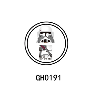G0125 Clone Heavy Trooper Comandante Bacara Scout Troopers SW Space War Serie de películas Mini figuras Building Block Collect Kids Toy