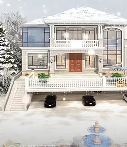 Düşük maliyetli çin ucuz prefabrik modüler modern ve lüks tasarım evler hafif çelik çerçeve prefabrik ev villa