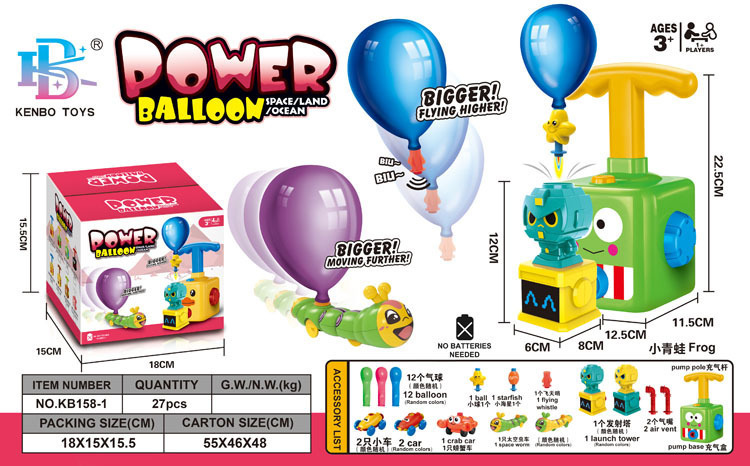 Kb158-1 กล่องสี Frog-English
