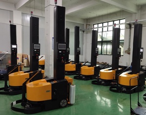 Carretilla elevadora eléctrica montada en camión, artefacto automático de carga y descarga, Robot portátil, envoltura de palés Manual sin límite
