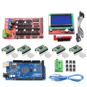 3D-Druckerkit RAMPS 1.4 Controller Mega 2560 Board 5 Stück A4988 Schrittmotor treiber LCD 12864 Für Arduino RepRap - Product Image 2