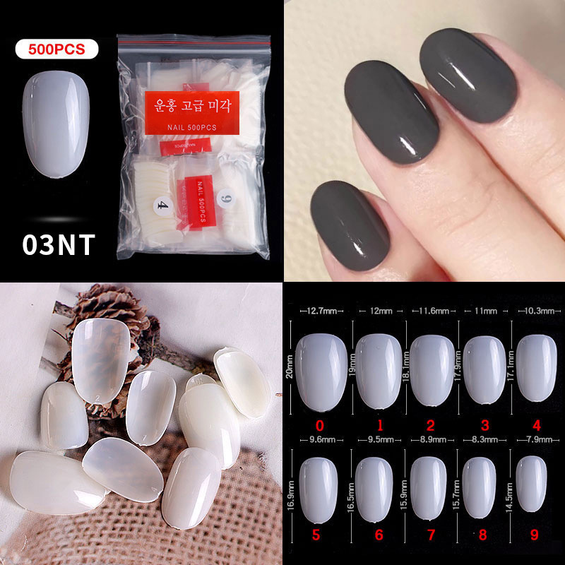 #6Natural 500pcs