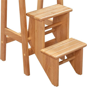 3-<strong>step</strong> Stool, <strong>Counter</strong> Height, Multi-functional <strong>Step</strong> Stool, Large Capacity <strong>Display</strong> and Storage, Suitable for Home, Library - Product Image 4