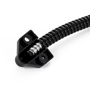 Off-The-Shelf Slimme Deurslot Zwarte Roestvrijstalen Deurlus Blootgestelde Kabels Beschermen Gepantserde Deurlus - Product Image 3