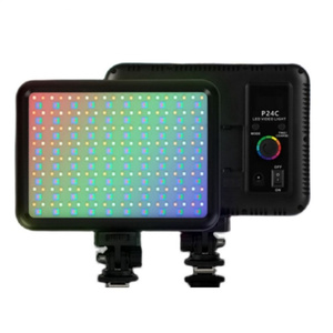 Sıcak satış P24C 2500-8500k ayarlanabilir renk sıcaklığı LED işık el RGB tam renkli kamera çekim ışığı için sony SLR - Product Image 6